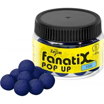 Boilies Carp Zoom Fanati-X Pop Up Boilies - 40 g/16 mm/Ryba