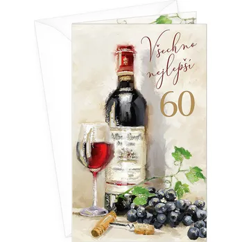 Argus 15-6387c60 přání k 60. narozeninám