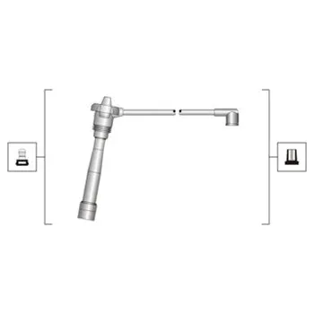 Zapalovací kabel Sada kabelů pro zapalování MAGNETI MARELLI 941319170039