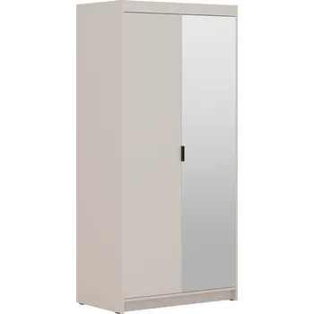 FALCO Šatní skříň Enja 2D/1 se zrcadlem Odstín: Písková béžová