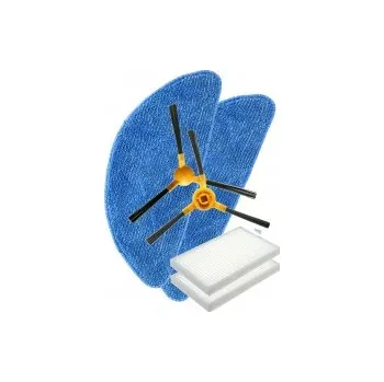 Sada příslušenství pro robotický vysavač Kartáčky a HEPA filtry pro vysavač PROSCENIC 830P sada a mopy 6ks