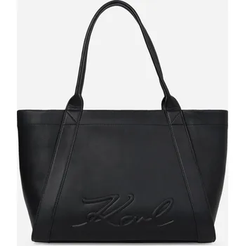 Kabelka KABELKA KARL LAGERFELD K/VILLE MD TOTE BLACK-NICKEL