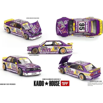 autíčko BMW M3 (E30) KAIDO KW V1 1989 - 1:64 - Mini GT - Kaido House