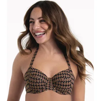 Dámské plavky Style Leandra Top Bikini - horní díl 8714-1 black - RosaFaia 001 black 46E