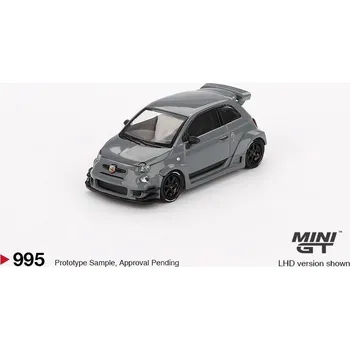 autíčko FIAT ABARTH 595 LB-WORKS X ABAS WORKS 2024 - šedá - 1:64 -Mini GT