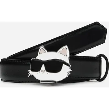 Módní doplněk OPASEK KARL LAGERFELD IKON CHOUPETTE BELT BLACK