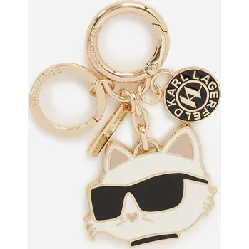 Módní doplněk KLÍČENKA KARL LAGERFELD IKON CHOUP CHARM KEYCHAIN LIGHT GOLD