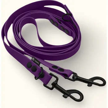 Vodítko pro psa Voděodolné přepínací vodítko Woofit Hike: Fialové
