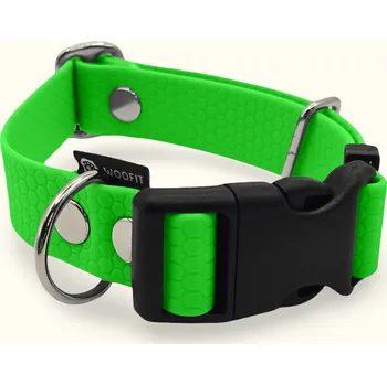 Obojek pro psa Voděodolný obojek Woofit Start: Neonově zelený