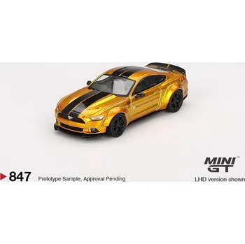 autíčko FORD MUSTANG LB-WORKS LB GOLD 2017 -1:64 - Mini GT