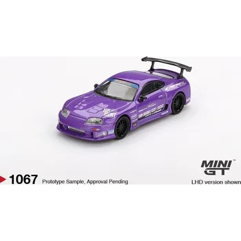 autíčko TOYOTA SUPRA MK4 (A80) TOP SECRET GT-300 TOP SECRET PURPLE 2014 - 1:64 - Mini GT - blister