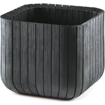 Květináč Květináč Keter Cube Planter M antracit, 612076