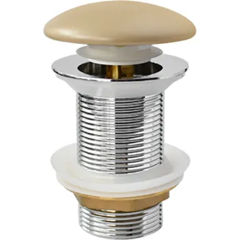 Besco Umyvadlová výpusť clic-clac Cera-Line, mokka, OUCL-KK-M