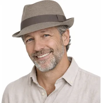 Klobouk Fiebig - Headwear since 1903 Nemačkavý letní klobouk Trilby od Fiebig Velikost: 59 cm (L)