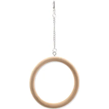 Krmítko pro ptáka Hračka Bird Jewel houpačka dřevo kruh 15cm-KS