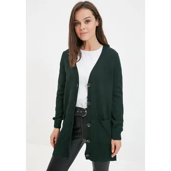 Dámský svetr Dámský svetr Trendyol TCTAW22TH0005/Dark green Trendyol černá 1675130