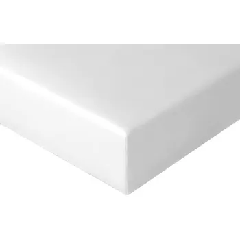 Prostěradlo Prostěradlo s Gumou JERSEY 180x200 BÍLÉ, 100% Bavlna, Matrace 25 cm