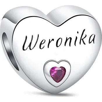 Přívěsek Přívěsek Stříbro 925 Charms Korálek Jméno Veronika