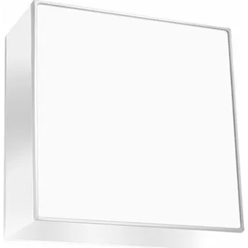 Stropní Svítidlo čtvercový SOLLUX LIGHTING 25 x 12 cm bílý