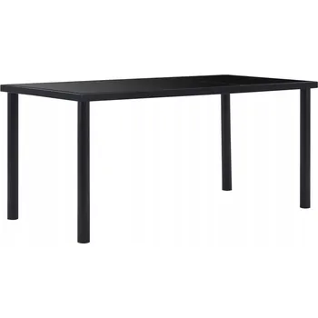 Jídelní stůl Kuchyňský stůl VidaXL obdélníkový černý 80 x 160 x 75 cm