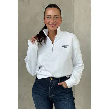 Dámská mikina Dámská mikina DSQUARED2 S75GU0592 bílá Velikost: M