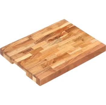 vidaXL Prkénko na krájení potravin 40 x 30 x 4 cm masivní akácie [286568]