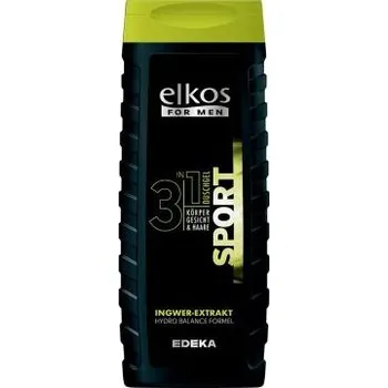 Sprchový gel ELKOS spr.gel Men 3v1 Sport Ingwer-Extrakt 300ml