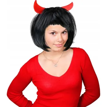 Karnevalová paruka Arpex paruka krátké vlasy černá