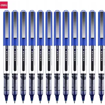 Kuličkové pero DELI 0.5mm Modré 12 kusů