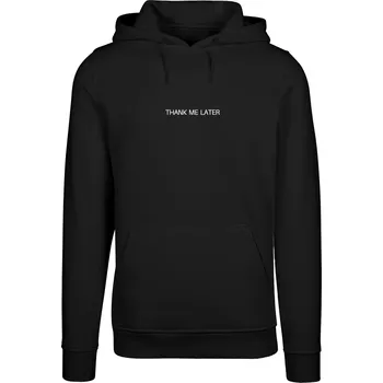 Pánské oblečení Pánská mikina Thank Me Later Hoody černá Mister Tee černá 2969547