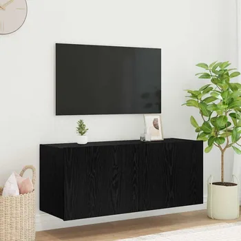 Obývací stěna vidaXL TV wall cabinet Černý dub 100 x 35 x 41 cm kompozitní dřevo [886252]