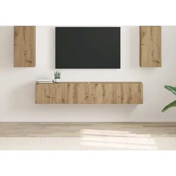 Obývací stěna vidaXL TV wall cabinet Nástěnný 2 pcs Umělecký dub 30 x 31 x 60 cm [892288]