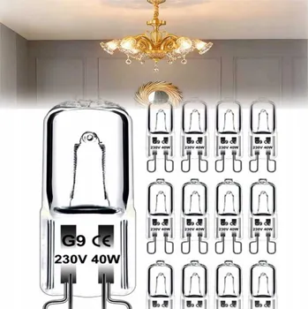 Žárovka Halogenová žárovka G9 40 W teplá bílá 400 lm 12 ks