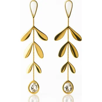 Módní doplněk Carla Dámské náušnice Transor zlatá Univerzální