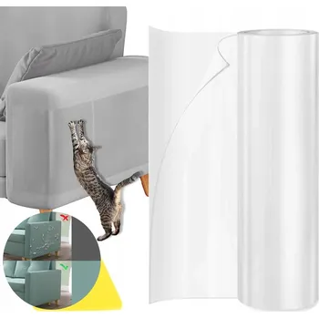 VELKÁ NÁLEPKA ochranná fólie na nábytek, DVEŘE, ŠKRABADLO PRO KOČKY, NA POHOVKU, PRO PSA