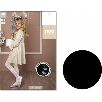 Knittex dětské punčocháče černé polyamidové, velikost 140