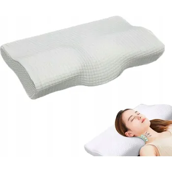 Polštář Ortopedický polštář Bedee z paměťové pěny L bílý snímatelný potah