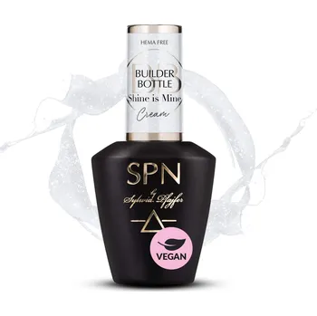 Lak na nehty Stavební gel na nehty Builder Bottle Cream Shine is Mine 10 ml SPN Nails