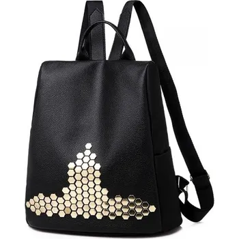 Městský batoh Lifestyle Střední batůžek s cvočky černý