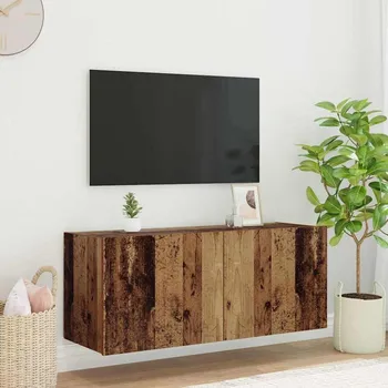 Obývací stěna vidaXL TV wall cabinet Staré dřevo 100 x 35 x 41 cm kompozitní dřevo [886250]