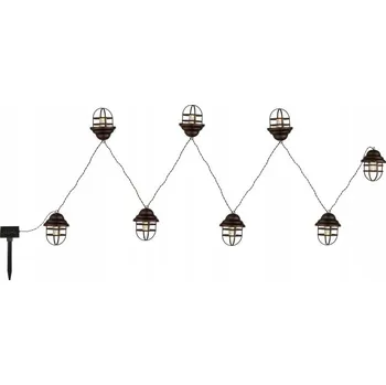 Venkovní osvětlení Girlanda Globo 430 cm solární