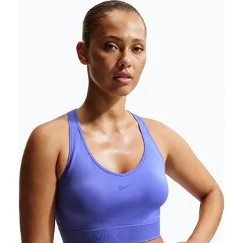 Dámské tričko Dámské tričko Nike Pro Seamless Dri-Fit Cropped sapphire
