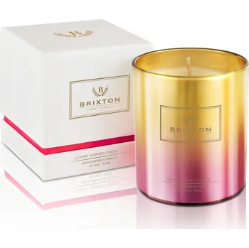 Svíčka Vonná svíčka BRIXTON 300g Mandarinka & Broskev Homms