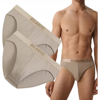 Slipy Pánské slipy Atlantic 2BMP-013 L (40) béžové