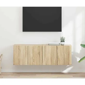 Obývací stěna vidaXL TV wall cabinet Nástěnný 2 pcs Sonoma dub 59,5 x 31 x 40 cm [892334]