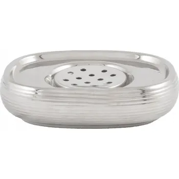 Mýdlenka volně stojící AWD Interior stříbrná, šedá keramika