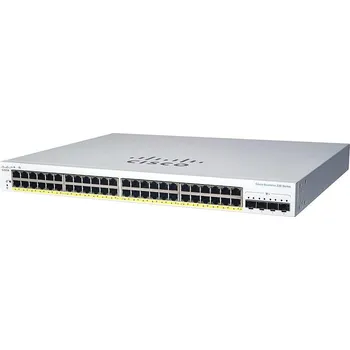Počítač Cisco switch CBS220-48P-4G 48x GbE, 4x SFP, 48x PoE+, 382W