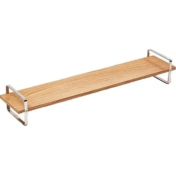 COMAS Dřevěný stolní podstavec s ocelovým rámem, výška 120 mm, délka 600 mm