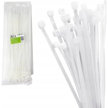 Stahovací páska STAHOVACÍ PÁSKY UPEVŇOVACÍ BÍLÉ 7.6X200MM SADA 100 KS MORE SILNÉ PREMIUM