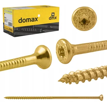 Vrut 5x100 mm Tesařské vruty DOMAX do dřeva, pozink , kónické, torx, 100 ks